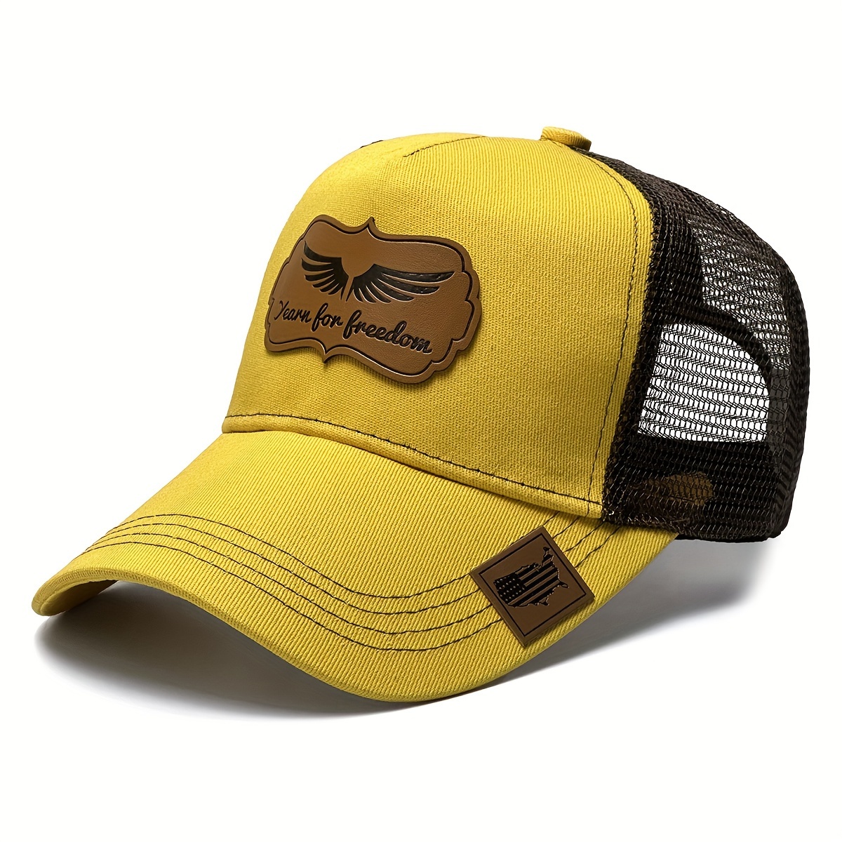 Angel Wings Trucker Hat, Baseball with Mesh Back, Outdoor Apparel, Fishing Hat, Bucket Hat, Sun Hat, Sun Protection, Adjustable Snapback, unisex