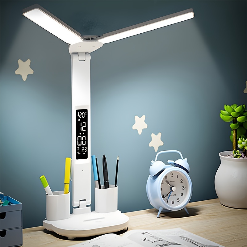 

1pc Led Eye Protective For Bedroom Bedside Reading Lamp, Can Be Used To See The Time Multi-purpose Plug-in Small Lamp, Multi-functional Use