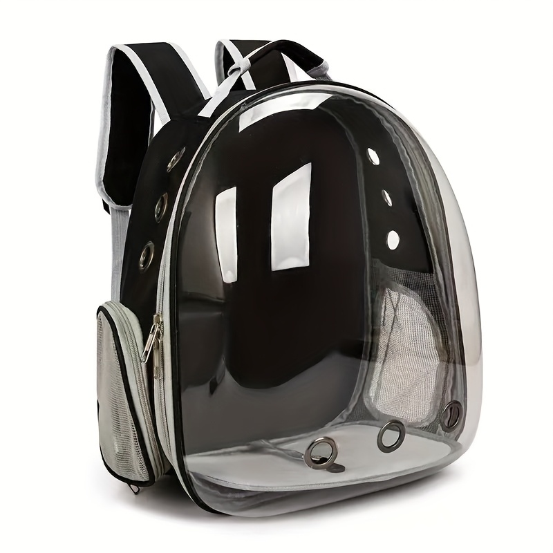 E-shop Weltraum-Haustier-Rucksack – Atmungsaktive, transparente Transportbox für Reisen, geeignet für Katzen Hunde, mit Reißverschluss, , ideal für