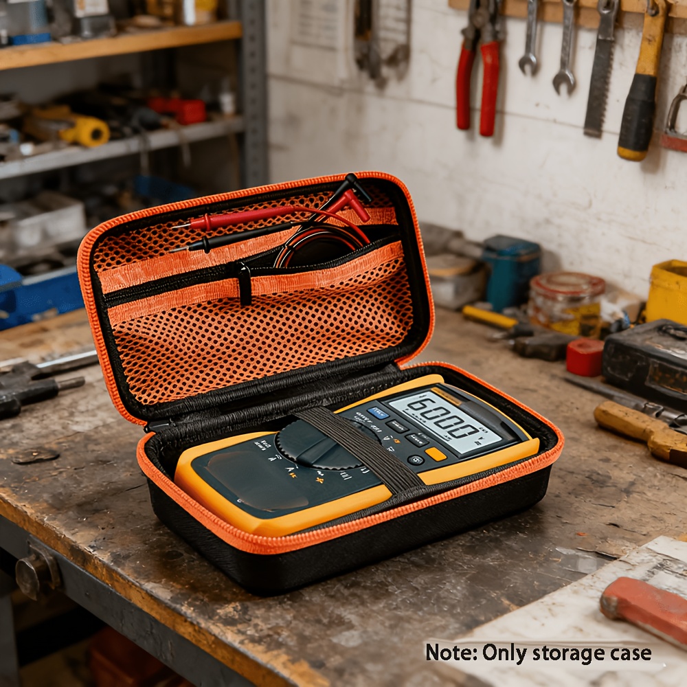 Hard Carrying Case for Digital Multimeter Storage