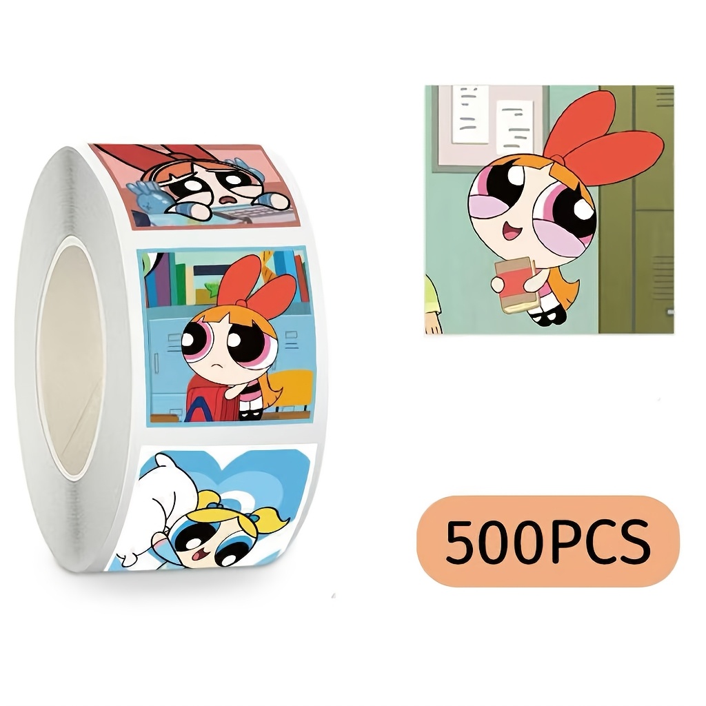TEMU 500pcs/Rollo de Stickers de , Stickers y Cintas Decorativas para Álbumes de Recortes, Ideales para Pegar en Laptops, Teléfonos, Notebooks y