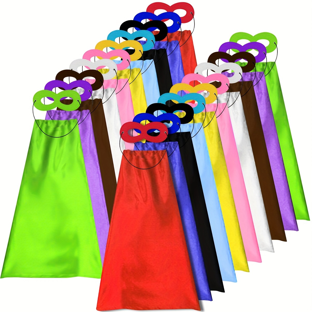 

Superhero-capes For Kids 10 Sets, Birthday Gifts For Boys Girls Role Play, Super Hero Toys For School Halloween Party