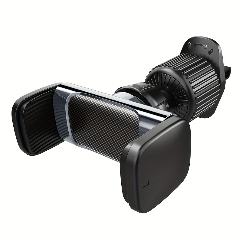 TEMU Zyhy Rotatable Car Air Conditioner Vent Phone Holder - Mini Sleek Abs Cell Phone Holder With , Fits Most Smartphones & Tablets, Ideal For