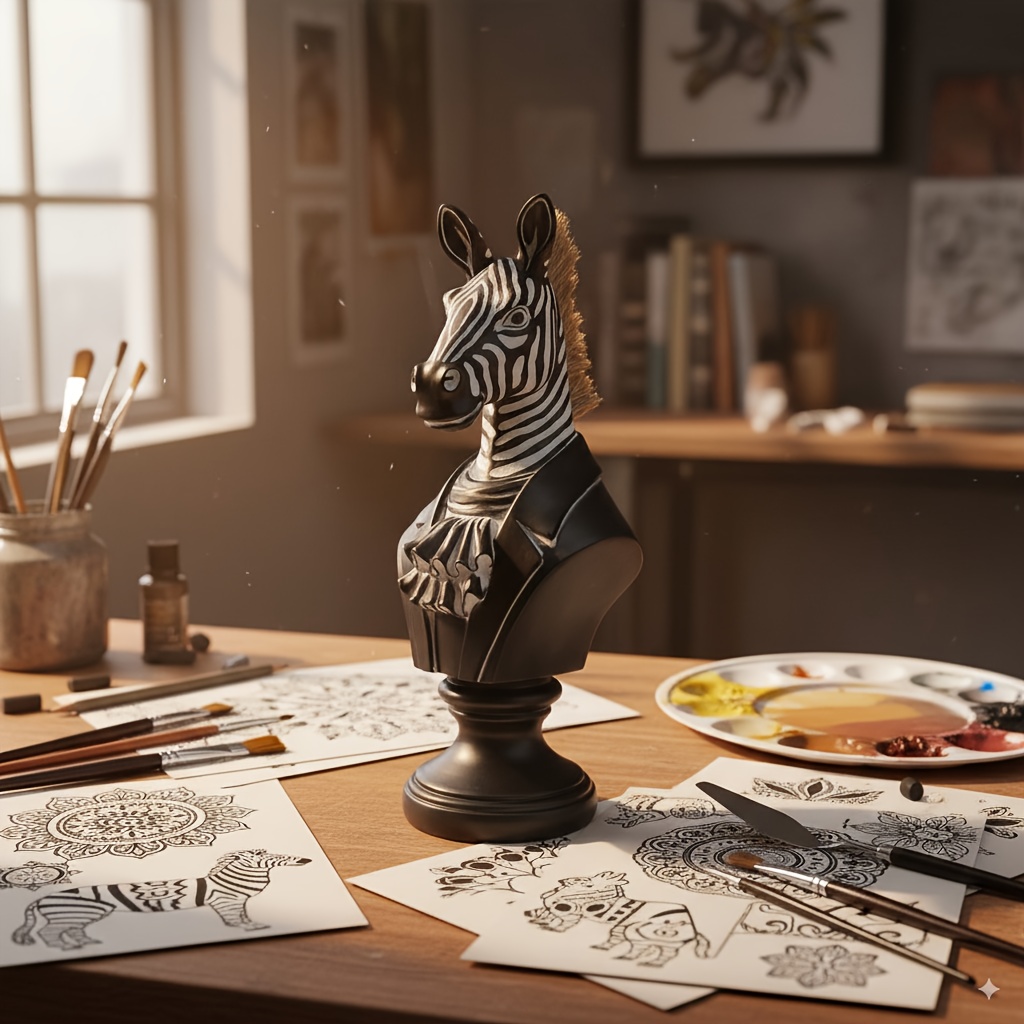 Zebra-Schlüsselanhänger Aus Edelstahl – Perfekt Als Geschenk Für Sohn, Tochter Oder Tierliebhaber