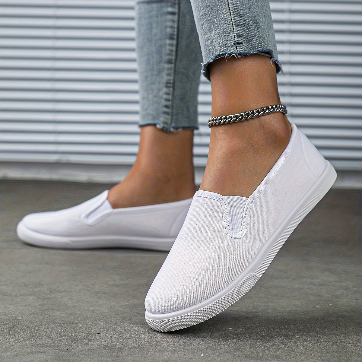 Image of Women' Color Elegant Loafers, Lightweight Walking Shoes, Comfortable Low-cut Casual Shoes, Plus Size, Very Suitable For Work Or Outdoor Activities, Women Shoes