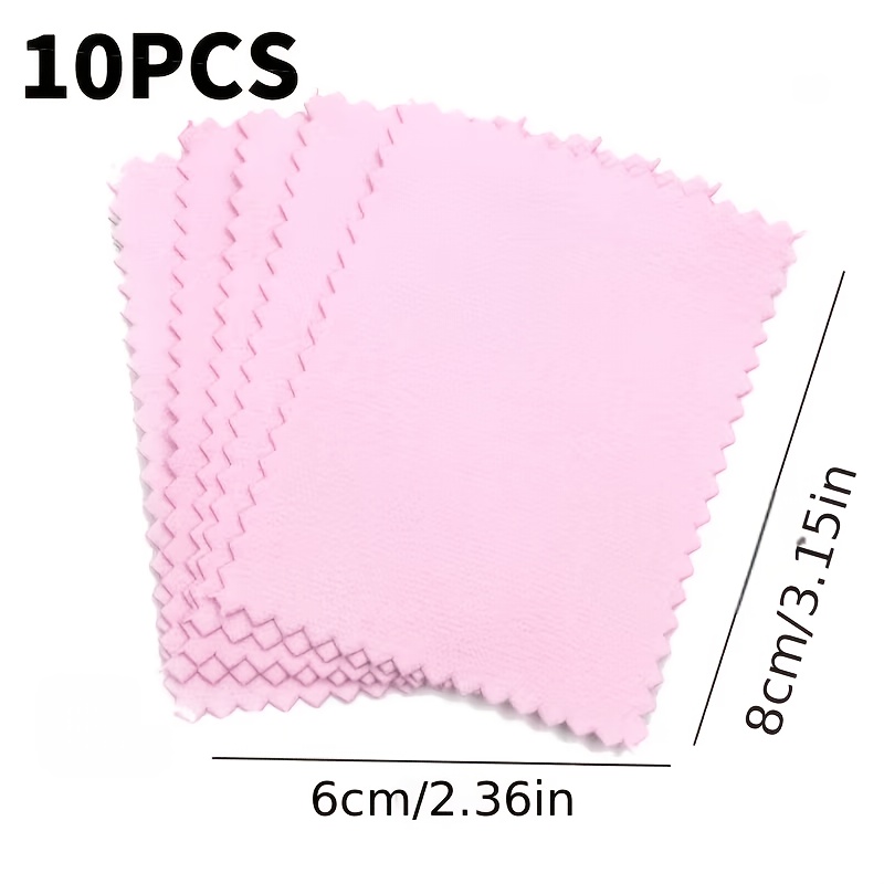 10pcs Polishing Cloth Pack for Jewellery Cleaning