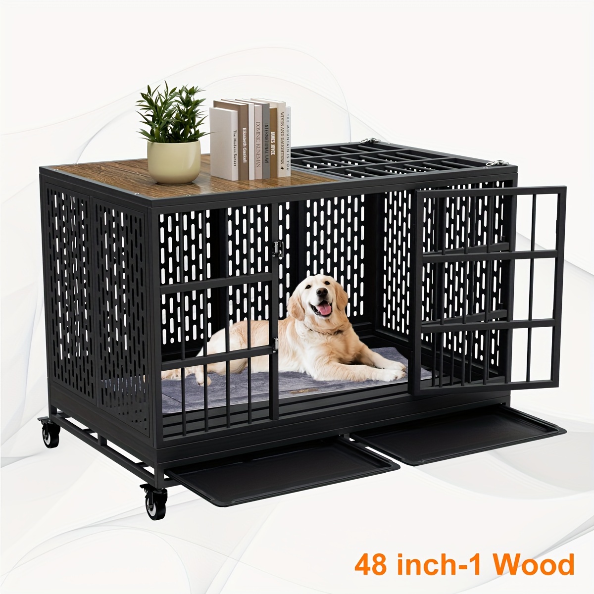 48 inch double door dog crate hotsell