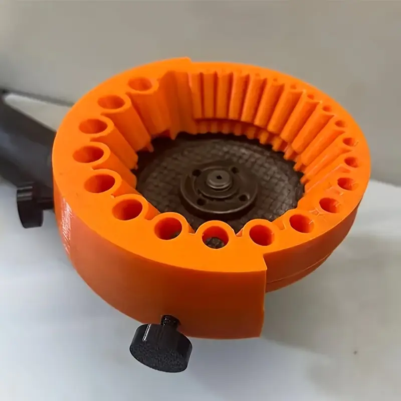 1pc-drill bit sharpener, power drill bit grinding attachment, old drill bit grinder, giant blade angle grinder for grinding drill bits, 2 to 13 mm drill bits for grinding 125 mm grinder, made of plastic, no electricity required details 2