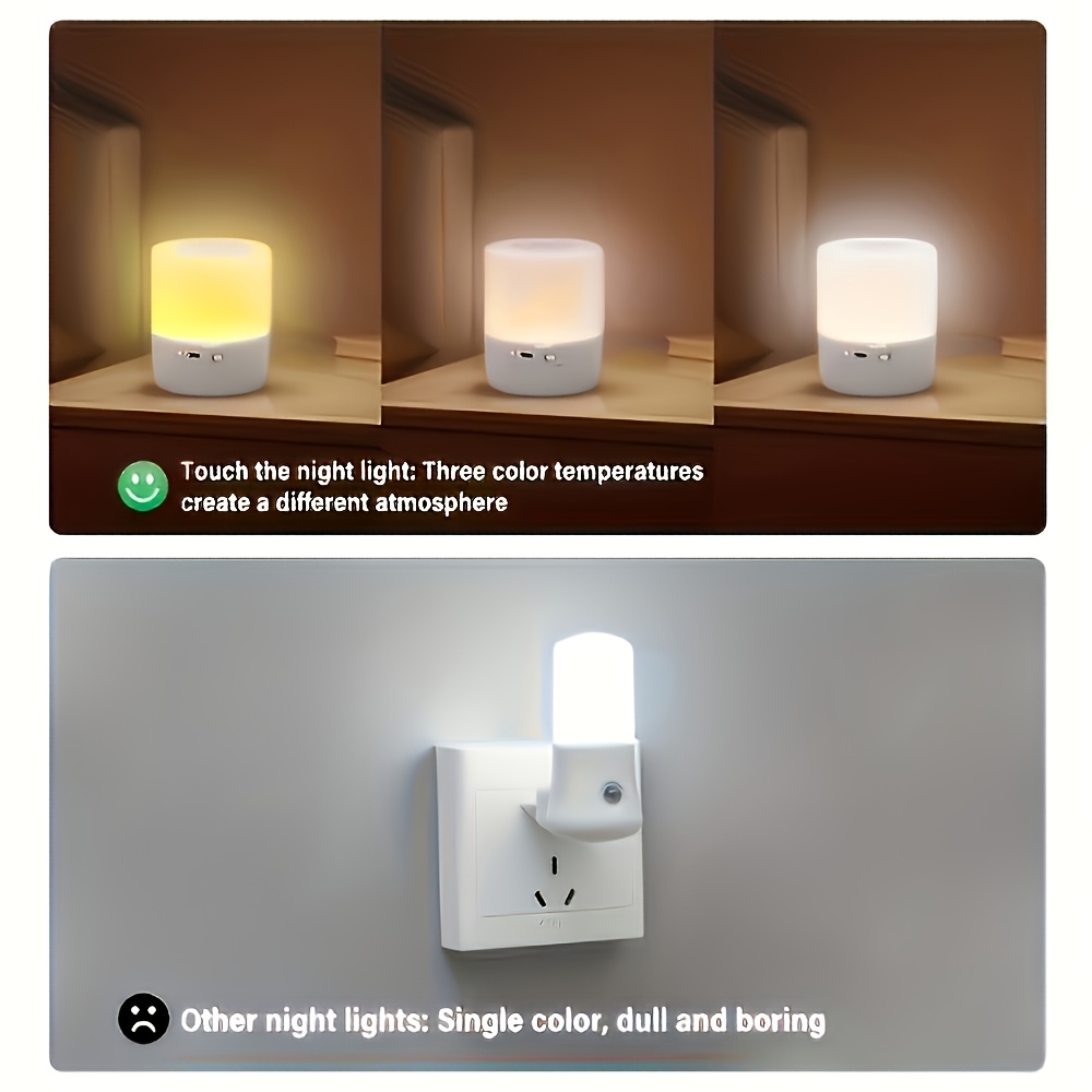 LED Touch Smart Light, Dimmable Decorative Light for Home
