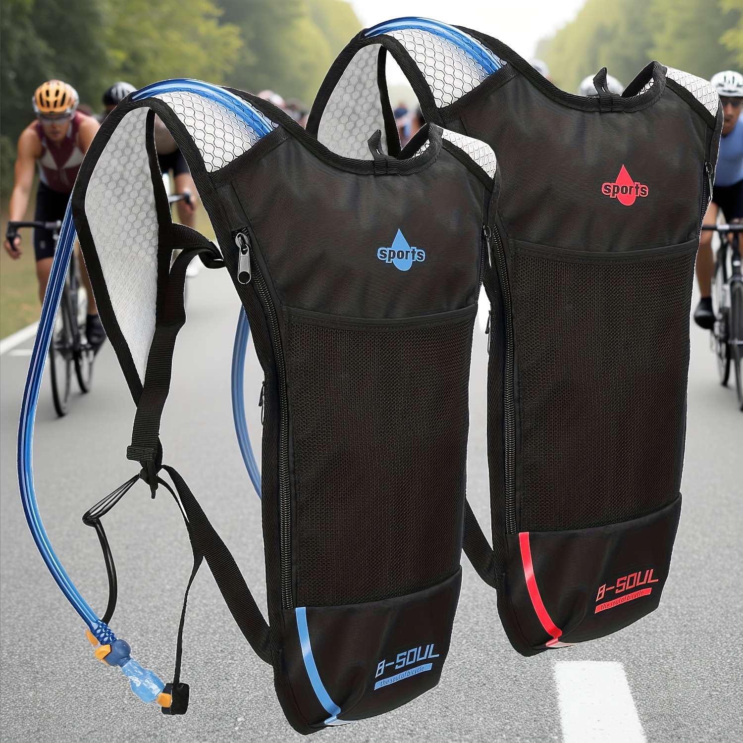 2l backpack water bladder hydration pack - Temu Mauritius display picture 2