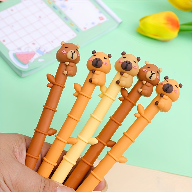 

Capybara Bamboo Gel Pens