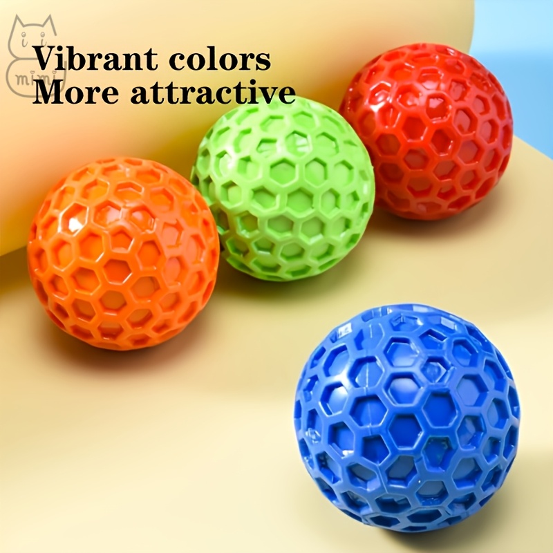 mimi 2pcs heavy duty indestructible dog chew toys with   tough honeycomb rubber ball with hexagonal texture squeaky   non toxic aggressive chewer toys for large dogs all breed sizes   red black white durable chew ball for fetch tug of   fun interactive playtime easy to   for   squeaky balls for large dogs interactive balls for dogs   equipment large interactive dog ball Product details 2