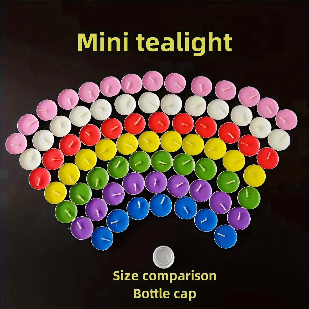 

50pcs Romantic Tealight Candles - Unscented, Dripless & Long-lasting Smokeless Mini Lights For Mood Enhancement, Home Decor, Weddings, Crafts & More Candle Lighter Lighter For Candles