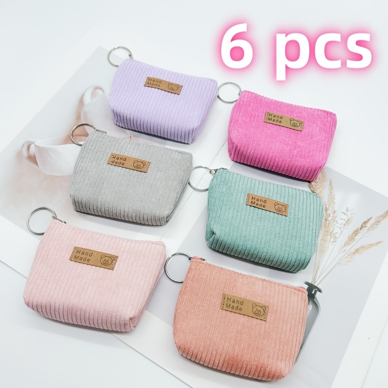 6pcs mini monederos llavero estilo casual cierre Temu Guatemala