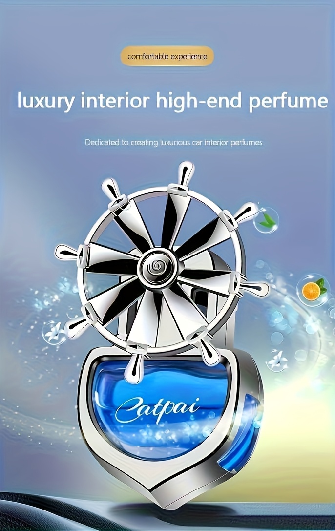 set of 3 car scent diffusers featuring a windmill design     air fresheners are perfect for your vehicles air vents   provide a long lasting liquid perfume fragrance enhancing your cars interior while being   Product details 4