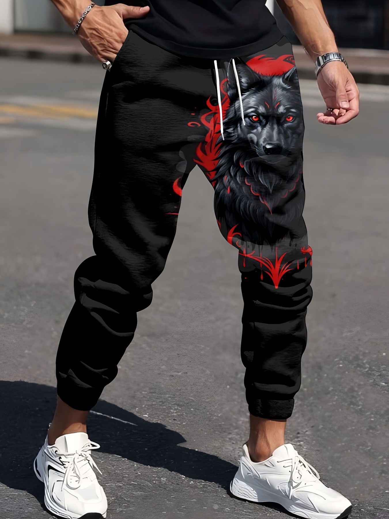 Men'S Hip-Hop 3D Digital Print Joggers