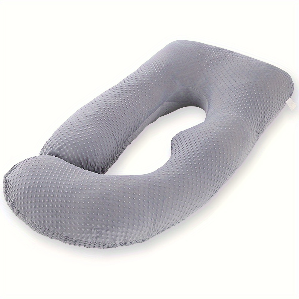 An Upgraded Detachable J-Shaped Pregnancy Pillow with Ultra-Soft Pressure Relief, Suitable for Use During Pregnancy