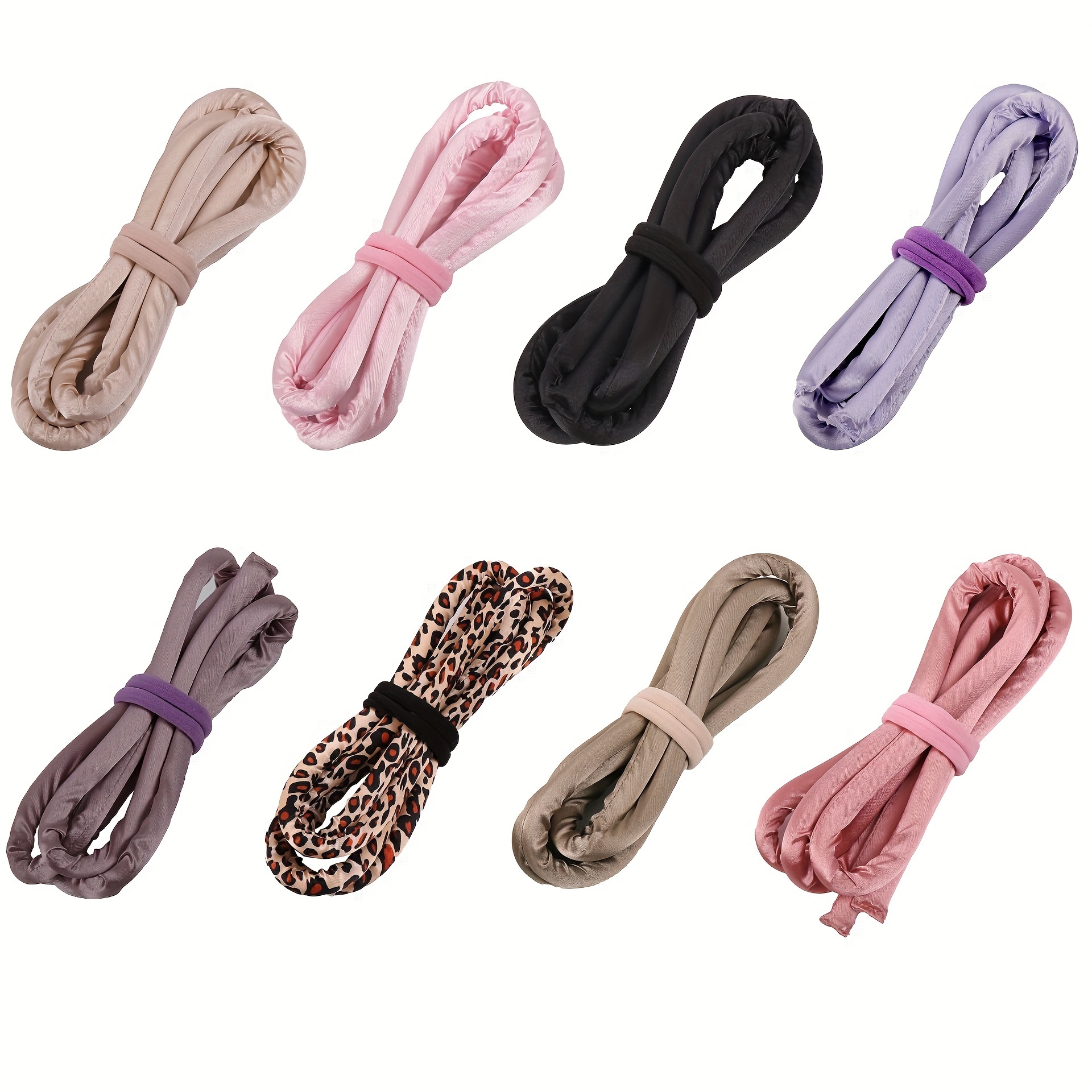 1.6m Extended No-Heat Hair Curling Rod for Women - Manual Overnight Curler for Braids & Ponytails