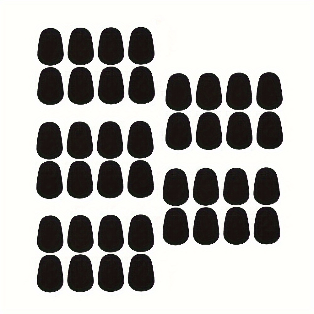 TEMU 40pcs Standard 0.8mm Silicone Saxophone Mouth Pads, Suitable For / Saxophone/ Clarinet, Saxophone Mouth Pads