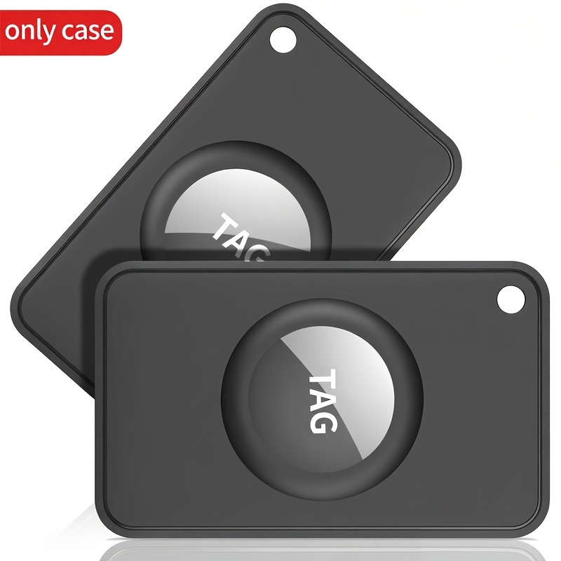 Image of [2pcs Set] Airtag Wallet Clip Ultra-thin Card Holder For Airtag 2nd And 1st Generation Card Protection Case Airtag Wallet Card Bag Protector [airtag Not Included]