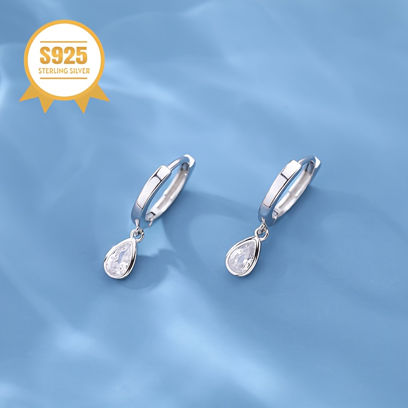 Women's 925 Low Allergy Water Drop Earrings