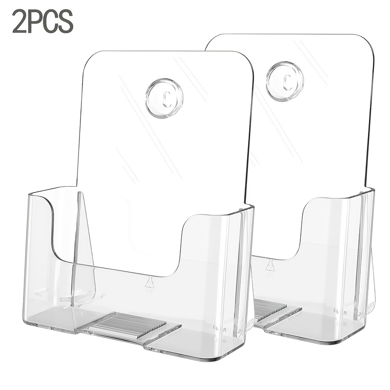 TEMU Porte-documents, Organisateur de fichiers transparent, Présentoir de classification de documents, Support de brochures de bureau, Fournitures de