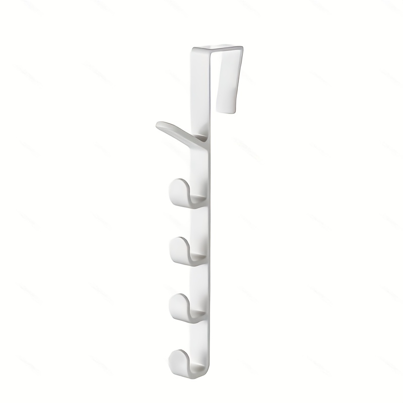 Wall-mounted Multi-hook Rack With Multiple Hanging Hooks - Space- Back Of Door/hallway Organizer, Durable Plastic Frame Suitable For Coats, Bags, Towels, Hats, Keys - , No Tools Or Hardware Required