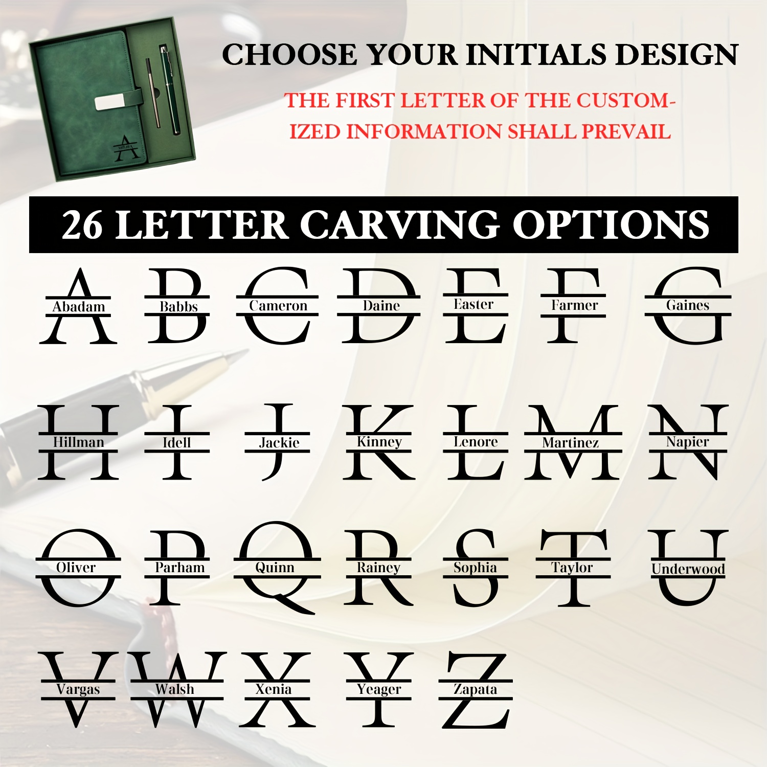 1set High End Custom A5 Notebook Set PU Vintage Cover With Engraved Pen Back To School School Gift Halloween Thanksgiving Christmas Best Gift