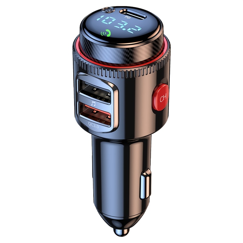 1pc Onboard MP3 Player Wireless Onboard Multipurpose Charger USB/PD Support | Speaker Call And Onboard Power Onboard Multipurpose Onboard Additions | Available for Multiple Vehicles