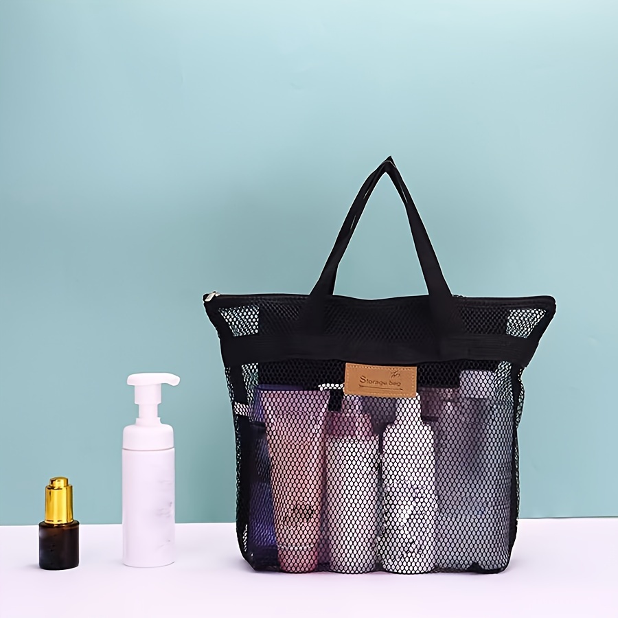 TEMU A Travel Beach Bag, Storage Bag, Portable Outdoor Toiletry Bag, Swimming Bag, And Mesh Storage Pouch For Travel