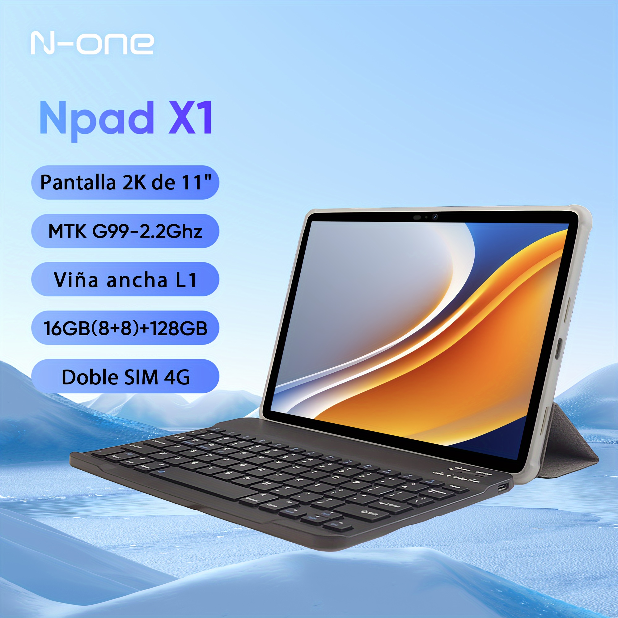 N-One NPad X1 : Une Tablette 4G avec écran 2K, Helio G99 et