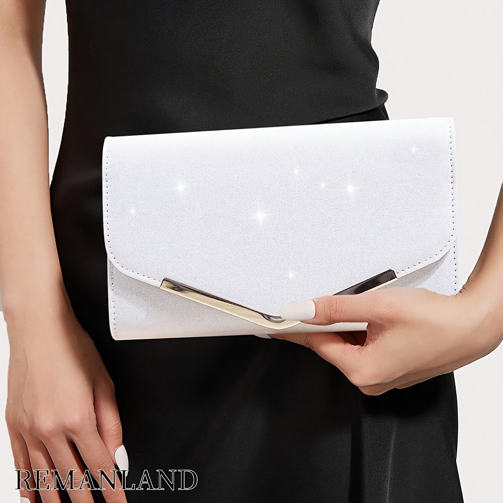 TEMU Luxurious And Envelope Clutch, A Sophisticated And Stylish Women's Evening Handbag, Perfect For Parties, Dinners, Weddings, Dances, And Other