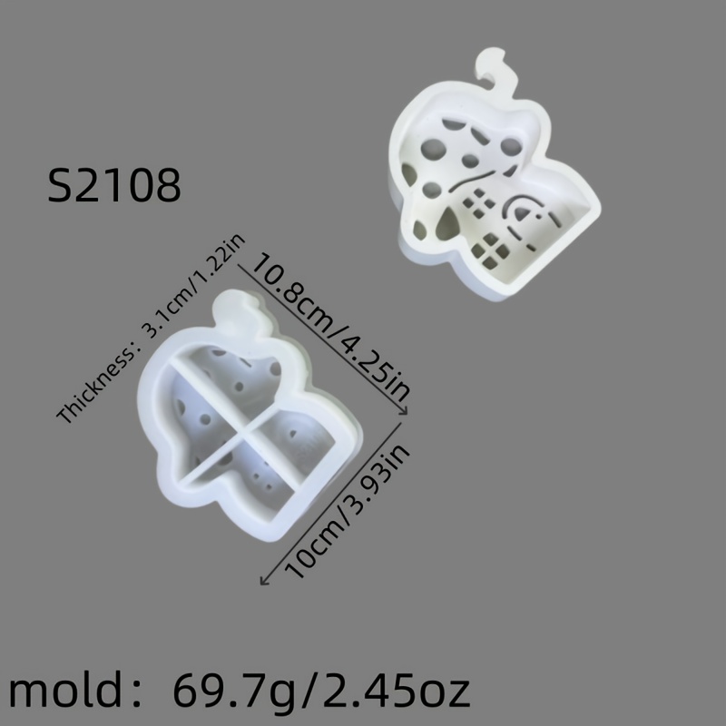 Image of Resin Silicone Mold Mushroom House 3d Decorative Silicone Mold Candle Silicone Mold Gypsum Decorative Silicone Mold Home Decoration Epoxy Resin Mold S2108