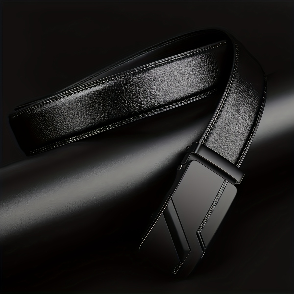 Men's Belts with Automatic Buckles Business Style