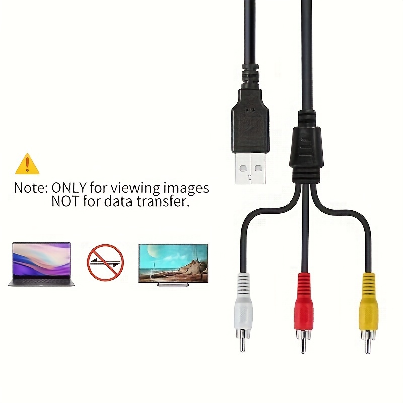 Usb To 3rca ケーブル、usb メス To 3 Rca メス スプリッター