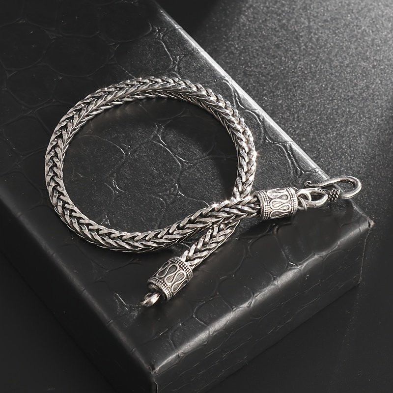 Unisex Handwoven Fox Tail Chain Tribal Ethnic Style Bracelet