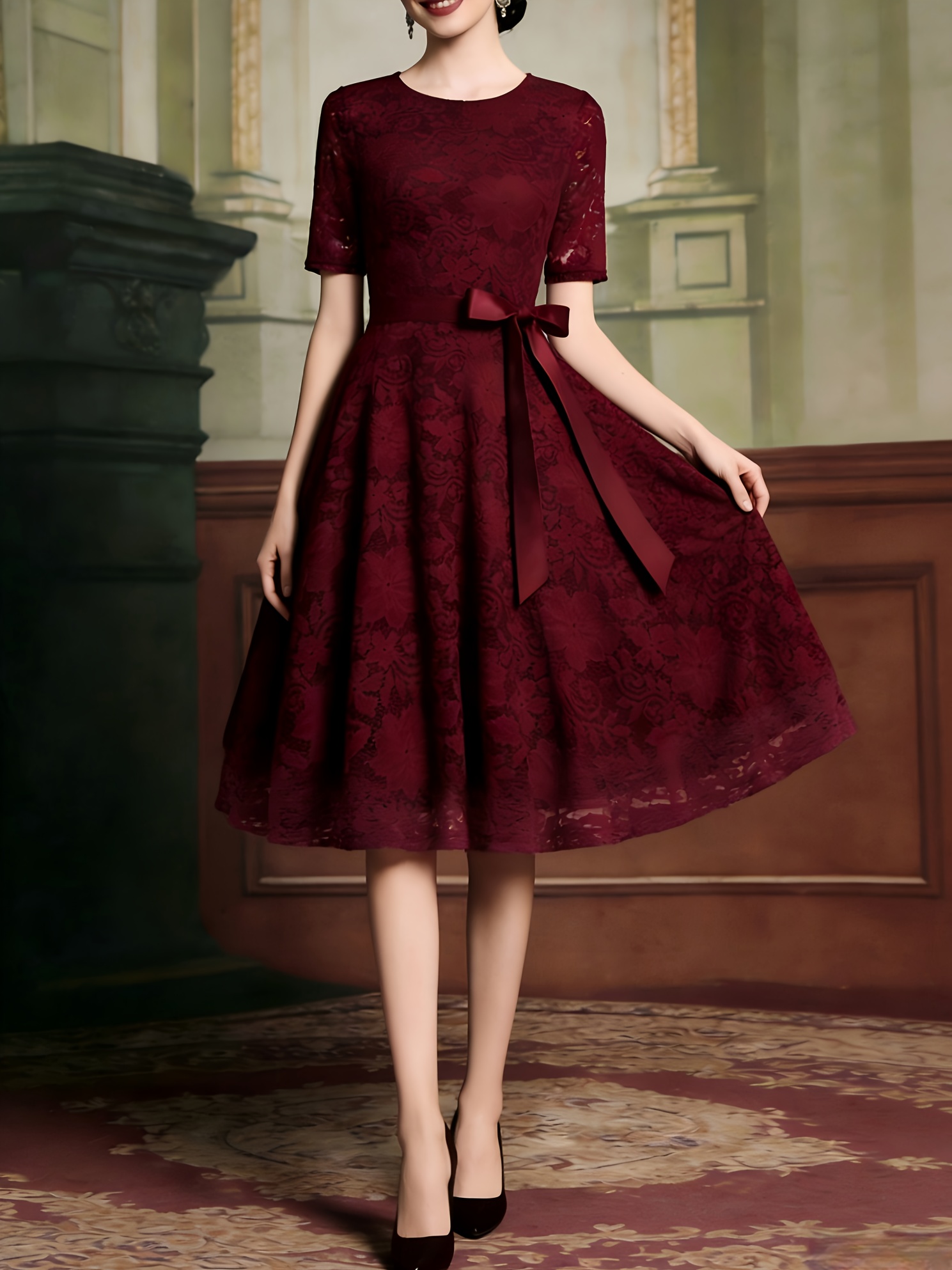 purple dress brown boots That's All You Magenta Pink Corduroy Dress – Shop the Mint
