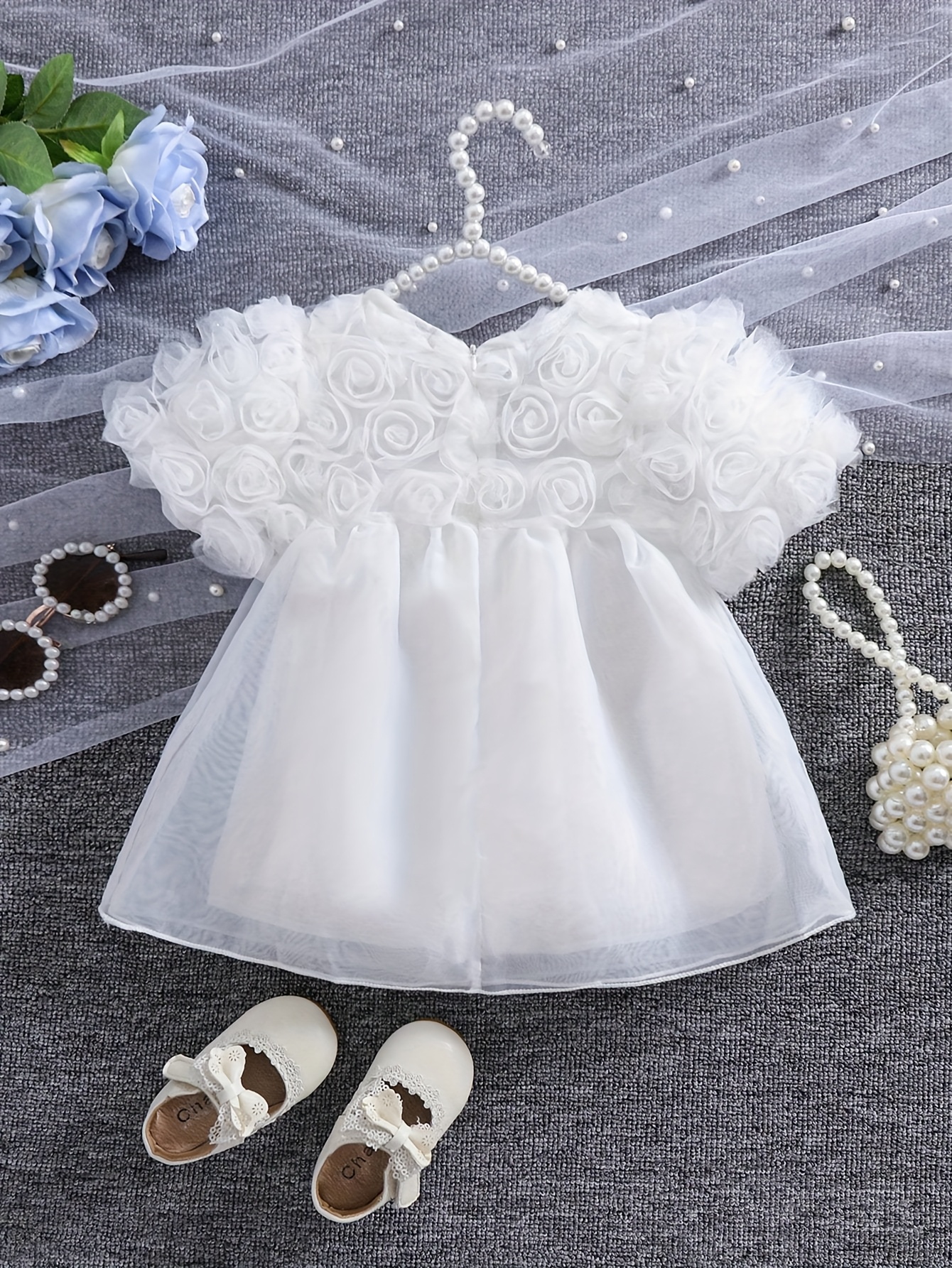 knee length dresses for ladies Baby Girl Lace Dress Long Sleeve, White Boho Toddler for Baptism, First  Birthday Outfit Girl