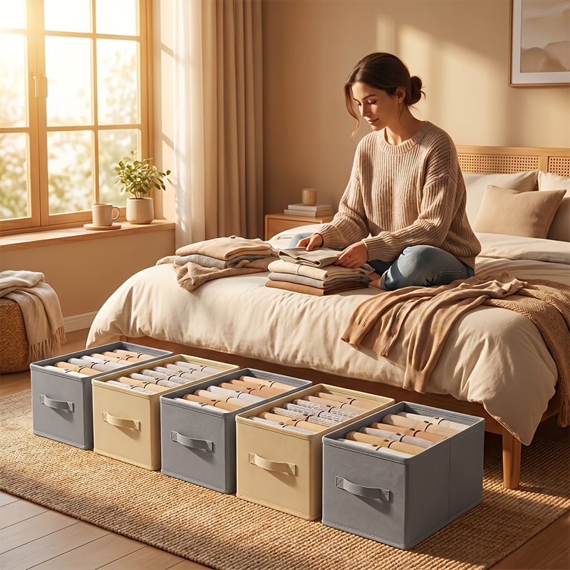 42L Large Capacity Foldable Clothes Storage Box