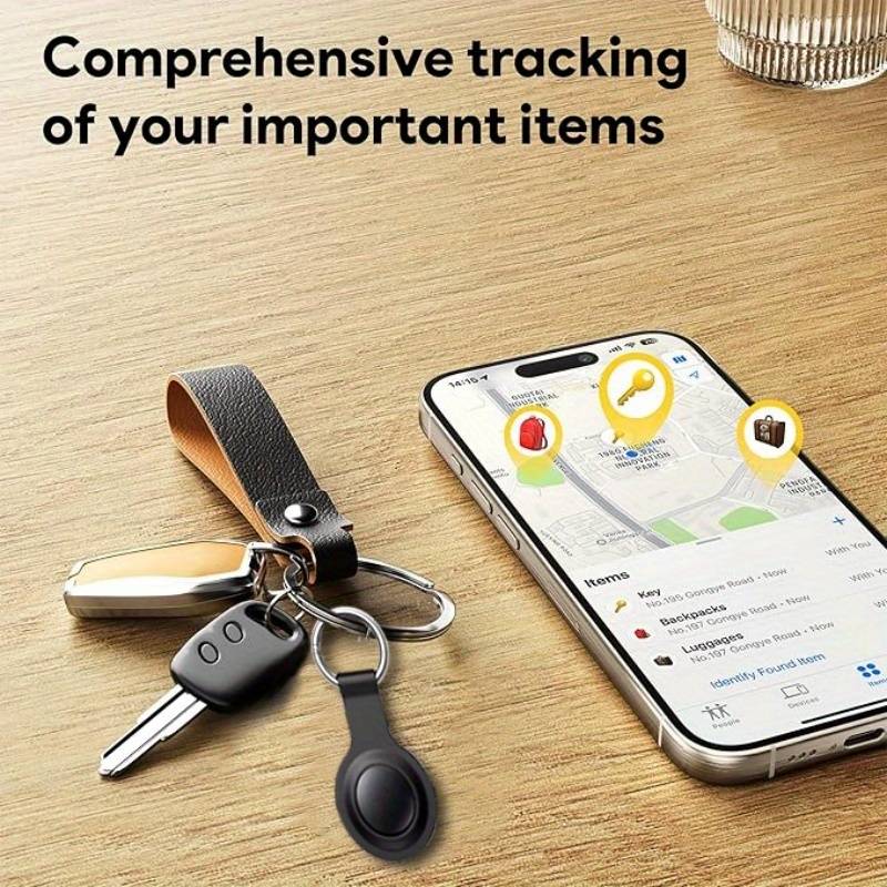2 Tracker Bluetooth Per Chiavi E Oggetti – Smart Tag Android E IOS, Portachiavi GPS Con App E Telecomando Per Foto