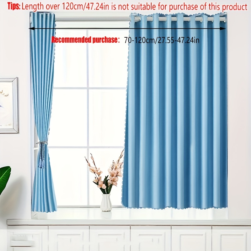 Telescopic Shower Curtain Rod with Wings, No-Drill