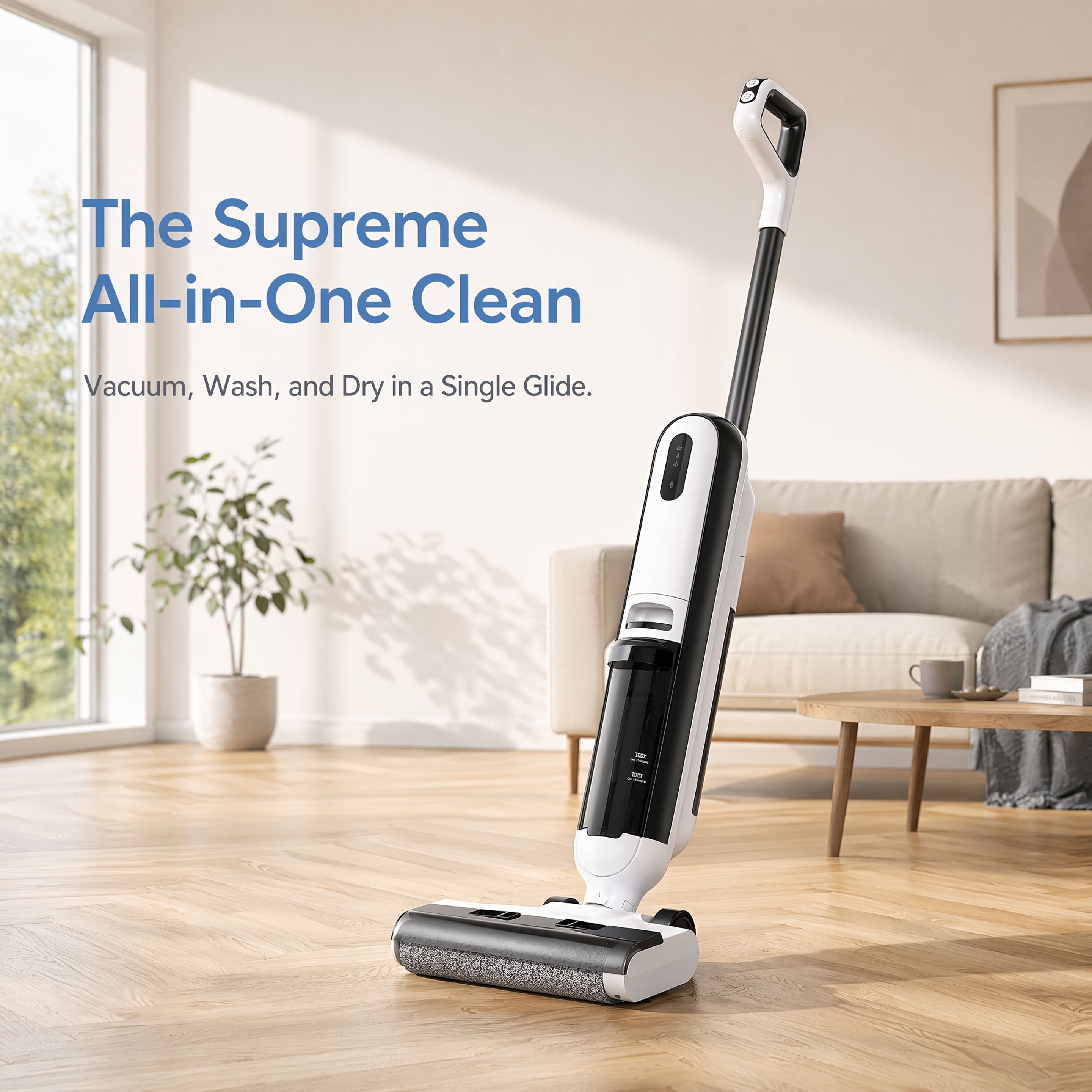 TEMU Lubluelu 2026 Newest 22kpa Wet Dry Vacuum Cleaner, 3-in-1 Washing, Mopping And Self-cleaning, Fast Charging, -one Cleaner With Wiping Function,