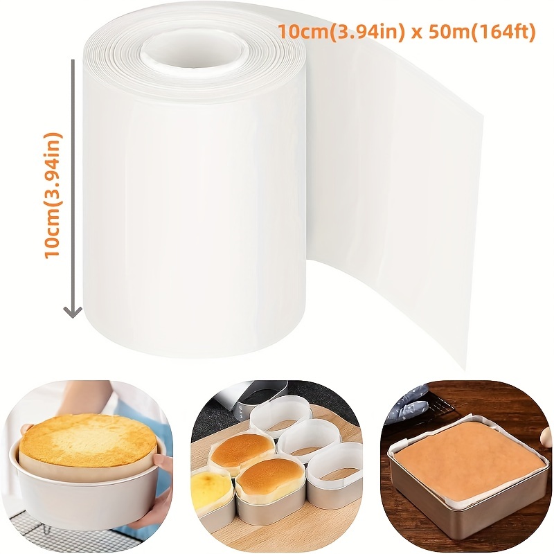 E-shop Backpapier Seitenlinien - Antihaftbeschichtete, hitzebeständige Küchenpapierrollen für runde Kuchenformen, Käsekuchen-Backformen,