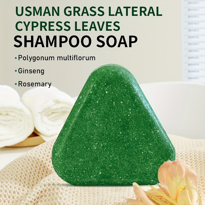 Wash Your Hair Every 7 Days - Stay Up All Night Without Going Bald - Ten-in-One Instant Anti-Frizz and Breakage Usman Grass & Cypress Leaf Shampoo Bar - Shampoo For Women - Shampoo And Conditioner For Women - Shampoo Women - Shampoo Bar For Baldness - Baldness Shampoo - Scalp Nourishment - Frizz Control - Beauty - Plantbased Formula - Nourishing Blend - Frizzfree Formula - Root Strengthening - Sensitive Scalp
