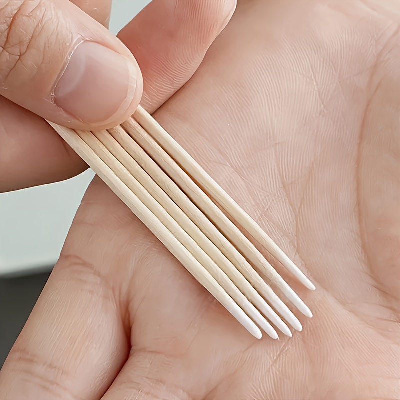 195pcs Disposable Multifunctional Nail Art Remover Sticks