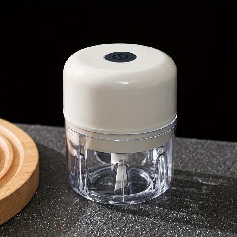 TEMU 250ml Rechargeable Garlic Chopper Meat Grinder, Durable And Sturdy, Ideal For Garlic, Peppers, Onions, Minced Meat, !