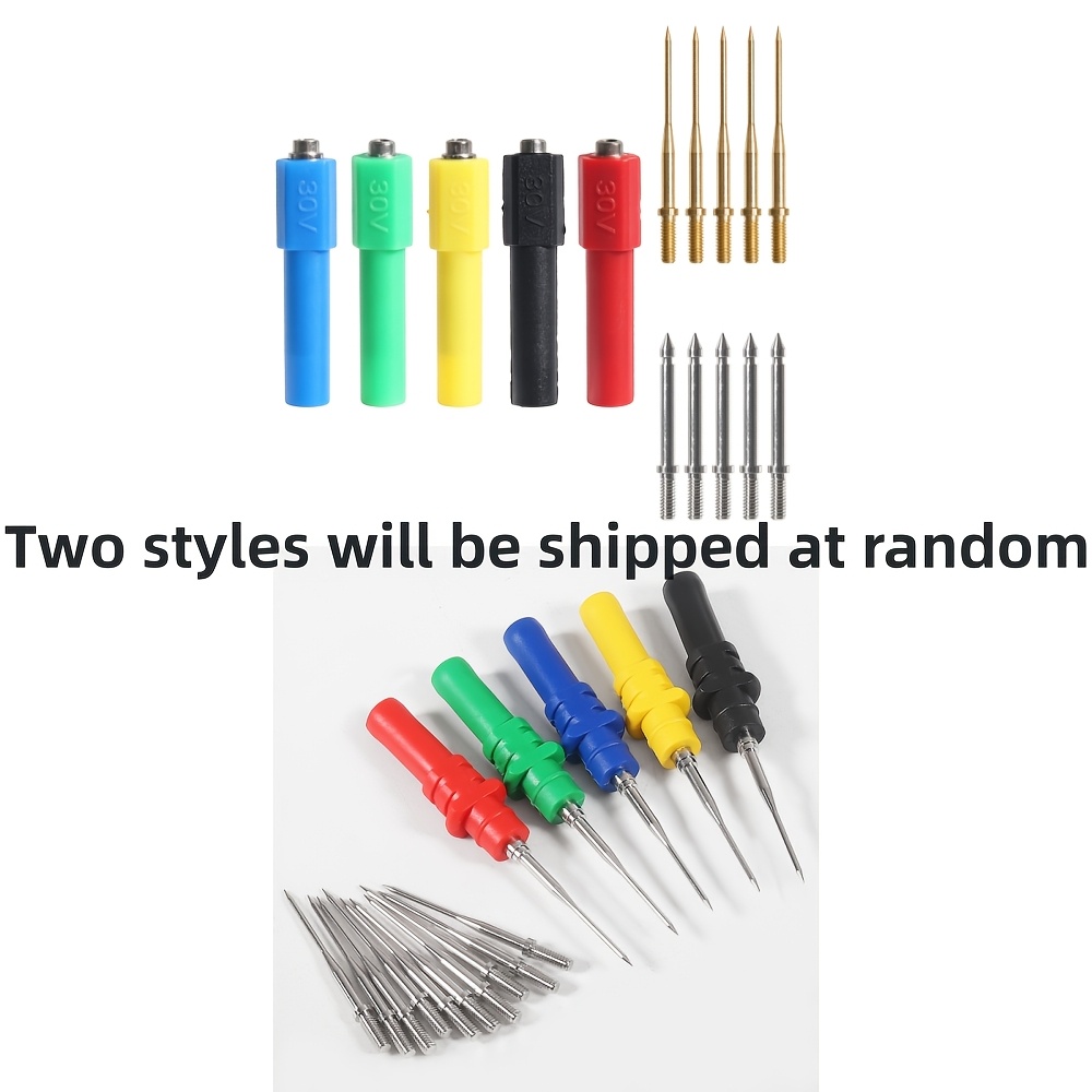 TEMU NODEMCU LUA Lot de 15 aiguilles de ponction pour sondes de test de diagnostic, sondes pour oscilloscope, accessoires d'outils de réparation, de