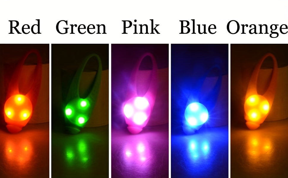 dog pendant led illuminated pendant with night running indicator position flashing   buttons to control pet supplies Product details 4