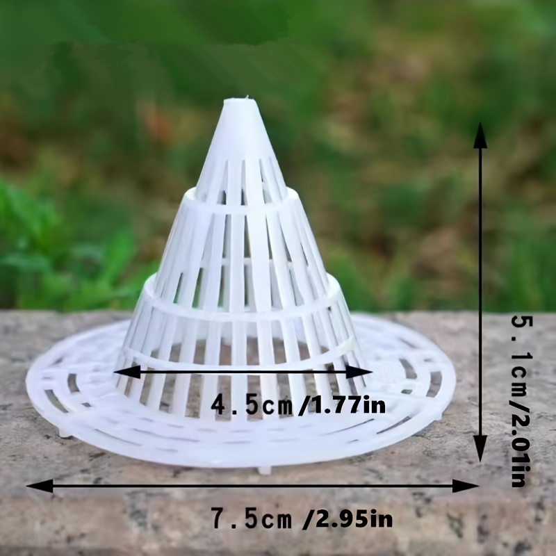 10pcs Cone-shaped Plant Drainage Mesh Pads - Leakproof, Breathable Succulent & Flower Pot Bottom Screens For Garden Tools And Lawn Care, Soil Net