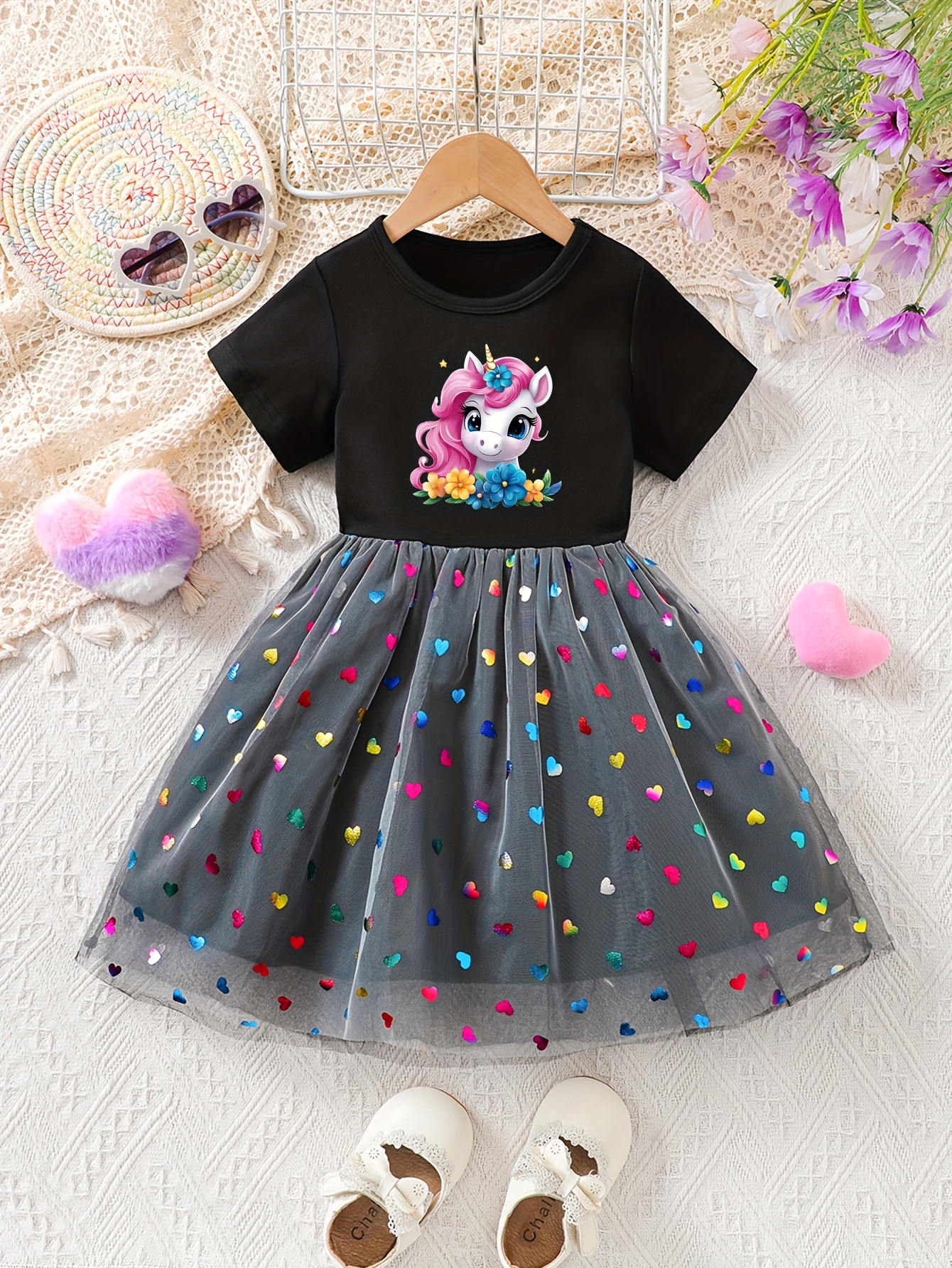 Unicorn Girls Black Tutu Dress Save Big On Bulk Halloween Costumes